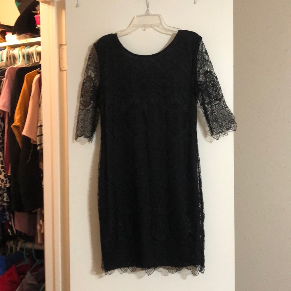 Never worn little black lace dress